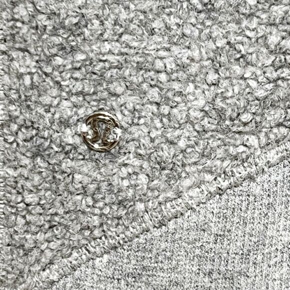 Lululemon Grey Standout Wool Sherpa Jacket Womens Sz 2 - Picture 4 of 5